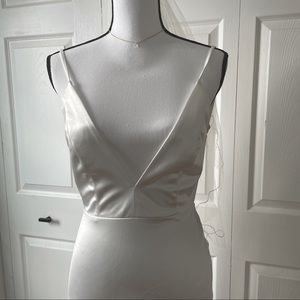 Satin Wedding Dress